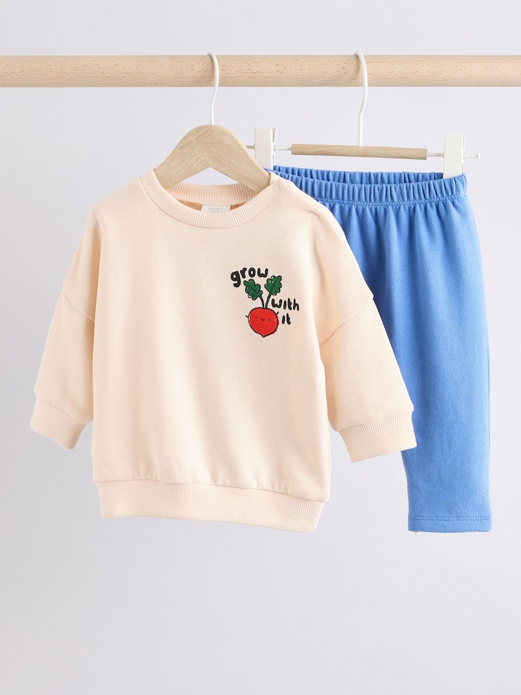Bright Veg Baby Sweatshirt and Joggers Set 2 Piece - Image 1 of 13