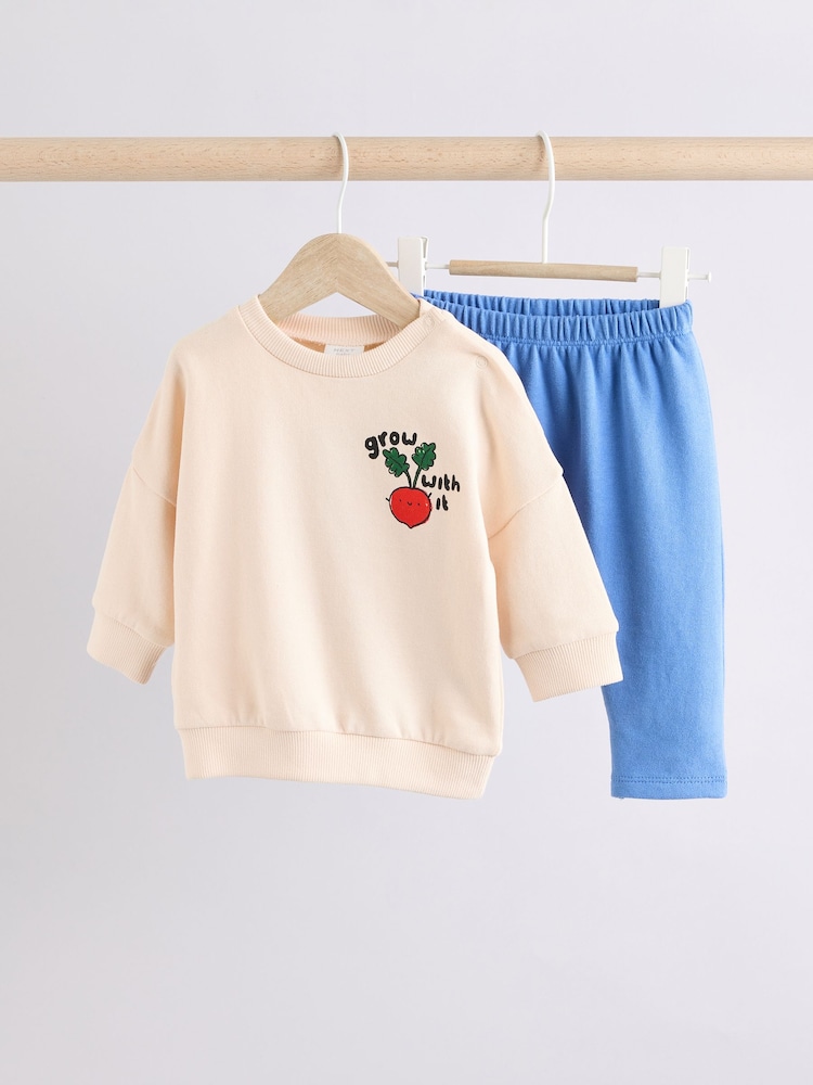 Bright Veg Baby Sweatshirt and Joggers Set 2 Piece - Image 2 of 13