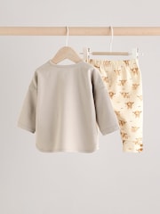 Blue/Neutral Hamish Baby Top And Leggings Set - Image 2 of 11
