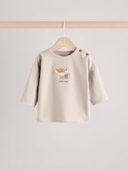 Blue/Neutral Hamish Baby Top And Leggings Set - Image 3 of 11