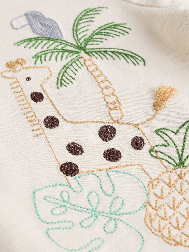 Neutral Safari Baby Top And Leggings Set - Image 11 of 11