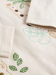 Neutral Safari Baby Top And Leggings Set - Image 9 of 11