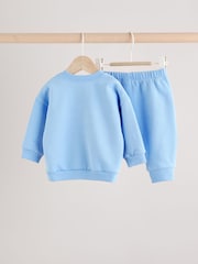 Oso azul - Conjunto de sudadera y pantalones de chándal para bebé - Imagen 2 de 11