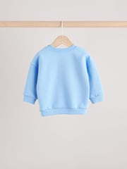 Oso azul - Conjunto de sudadera y pantalones de chándal para bebé - Imagen 4 de 11