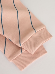 Neutral Stripe Jersey Cardigan and Joggers Baby 3 Piece Set - Image 15 of 16