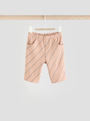 Neutral Stripe Jersey Cardigan and Joggers Baby 3 Piece Set - Image 9 of 16