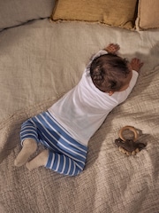 Blue Dino Baby Top And Leggings Set - Image 2 of 3