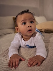 Blue Dino Baby  T Shirt and Legging Set (0mths-3yrs) - Image 4 of 16