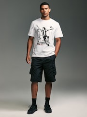 White Panini Football 100% Cotton T-Shirt - Image 2 of 7