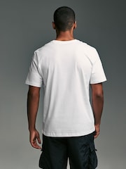 White Panini Football 100% Cotton T-Shirt - Image 3 of 7