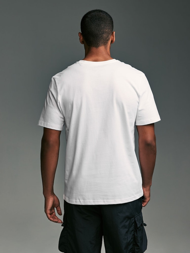 Blanc - T-shirt Panini Football 100% coton - Image 3 of 7