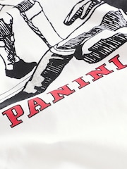 White Panini Football 100% Cotton T-Shirt - Image 6 of 7