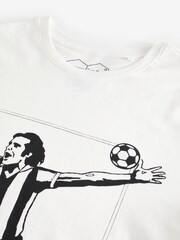 White Panini Football 100% Cotton T-Shirt - Image 7 of 7