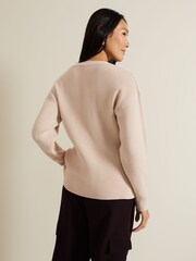 Phase Eight Natural Shae Peplum Cardigan - Image 2 of 6