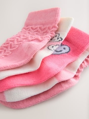 Pink Face Baby Socks 5 Pack (0mths-2yrs) - Image 3 of 3