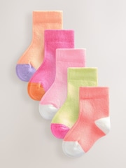 Pink Baby Socks 5 Pack (0mths-2yrs) - Image 1 of 8