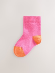 Pink Baby Socks 5 Pack (0mths-2yrs) - Image 2 of 8