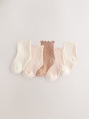 Neutral Baby Socks 5 Pack (0mths-2yrs) - Image 1 of 3