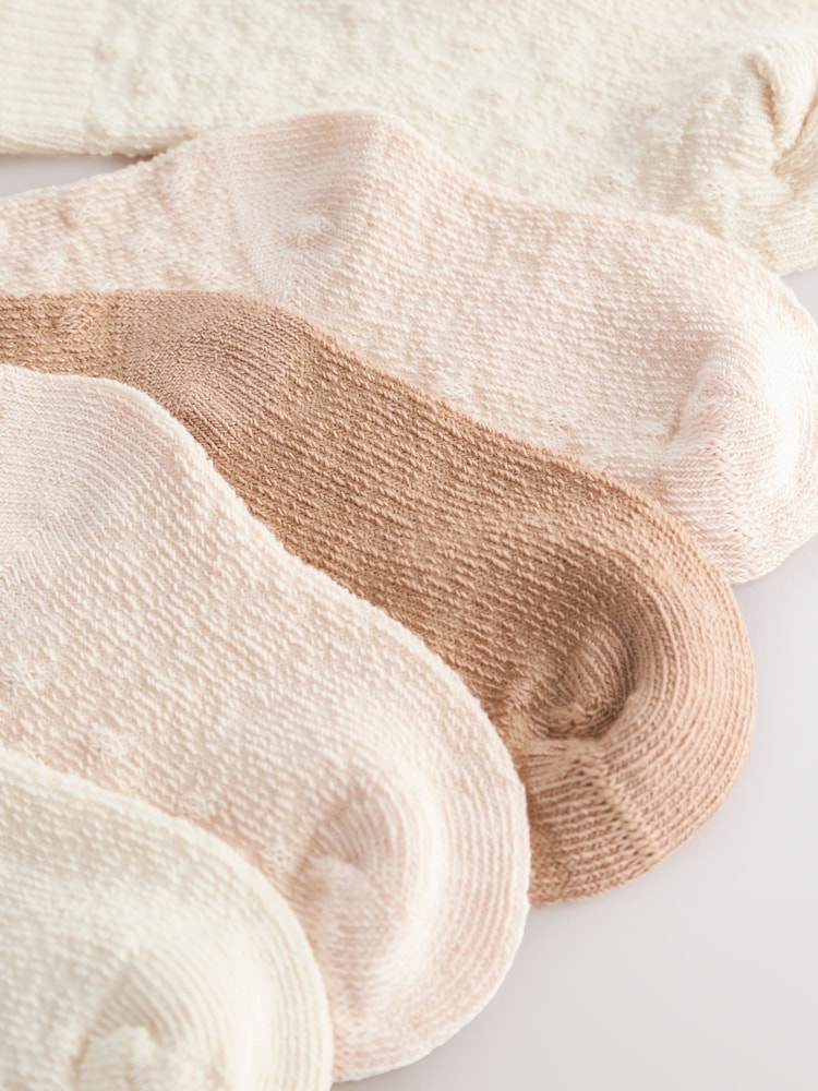 Neutral Baby Socks 5 Pack (0mths-2yrs) - Image 2 of 3