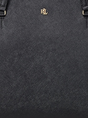 Lauren Ralph Lauren Black Karly Shopper Medium Tote - Image 6 of 6