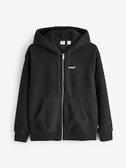 Levi's® Black Relaxed Polar Zip Up Fleece - Image 1 of 1