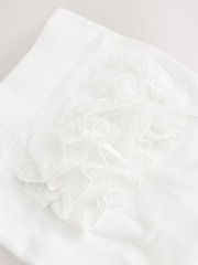 Blanc - Lot de 1 collants pour bébé (0mois à2ans) - Image 3 de 3