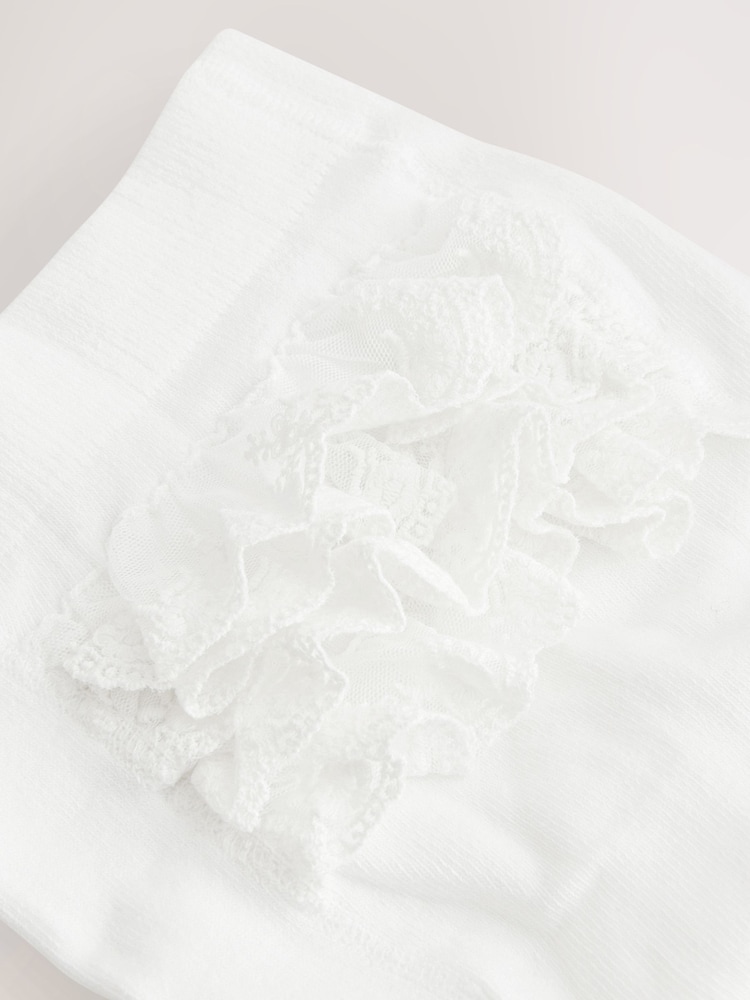 Blanc - Lot de 1 collants pour bébé (0mois à2ans) - Image 3 of 3