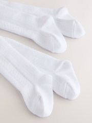 White Baby Pelerine Tights 2 Pack (0mths-2yrs) - Image 4 of 5