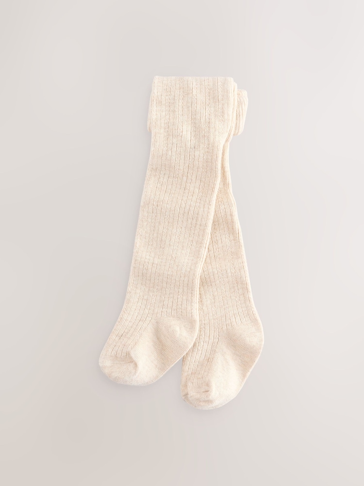 Rózsaszínű Semleges Textured - Babáknak Harisnya 3 Csomag (0hónap2év) - 4/ 2 kép