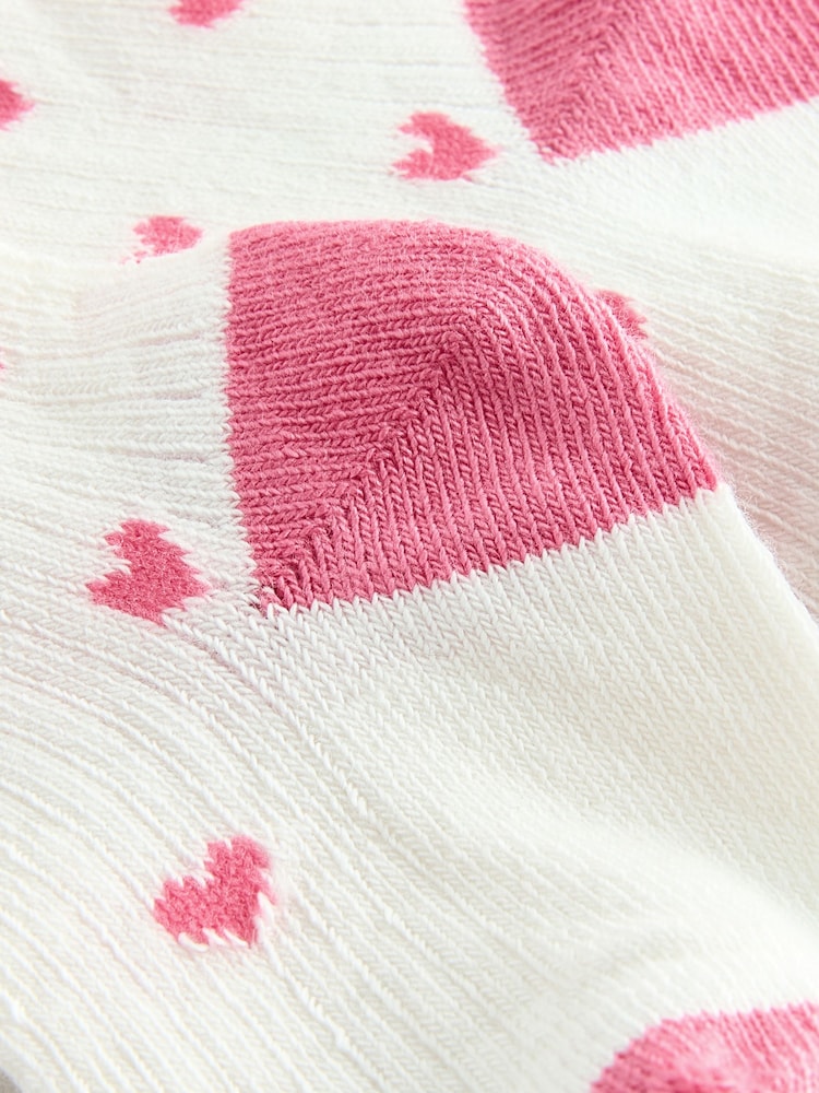 Weiß mit Herzmotiven - Baby Tights 2 Pack (0-18mths) - Bild 5 von 5 Weiß mit Herzmotiven - Baby Tights 2 Pack (0-18mths) - Bild 5 von 5