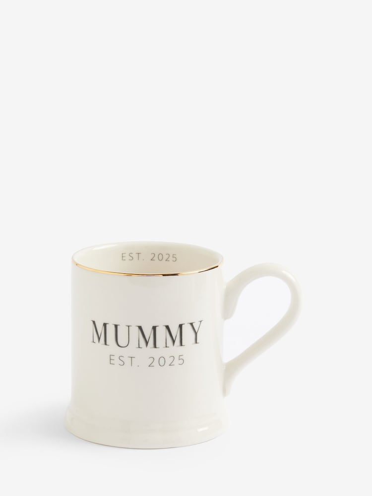 Black/White Est 2025 Mum Mug - Image 4 of 4