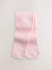 Pink/Grey Baby Tights 5 Pack (0mths-2yrs) - Image 2 of 8