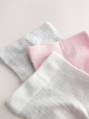 Pink/Grey Baby Tights 5 Pack (0mths-2yrs) - Image 8 of 8