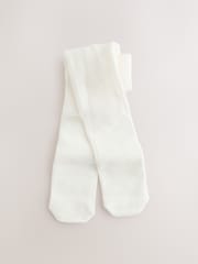 Ecru Cable/Ribbed Baby Tights 3 Pack (0mths-2yrs) - Image 3 of 6