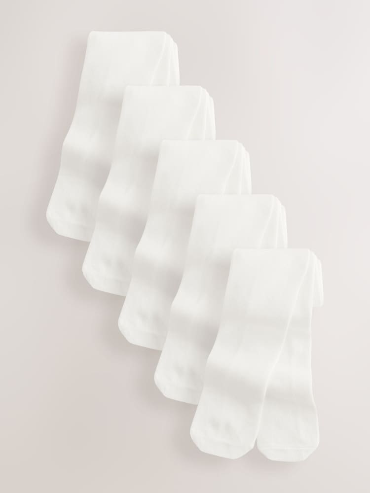 écru - Collants pour bébés 5 Pack (0mois-2ans) - Image 1 of 8