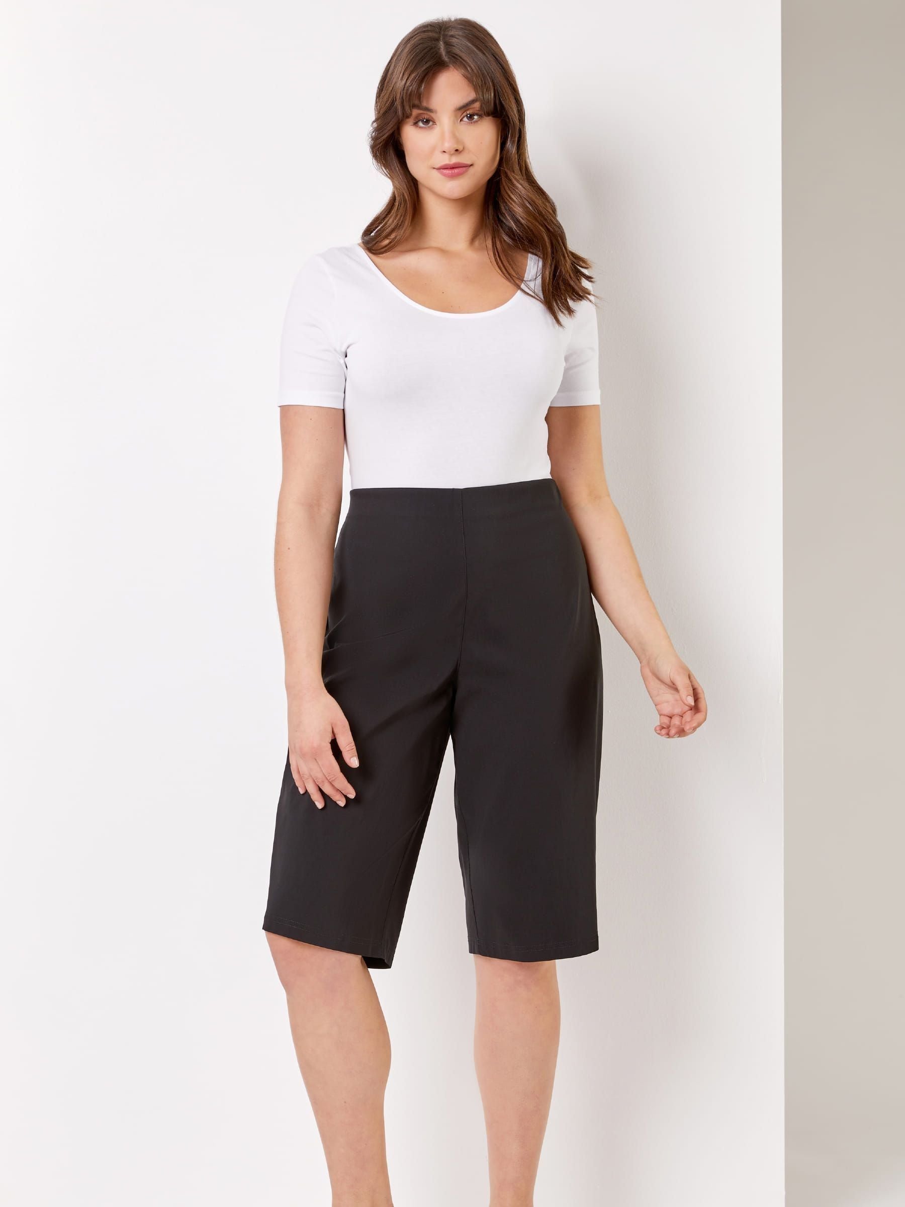 Buy Roman Black Knee Length Stretch Shorts from Next South Africa