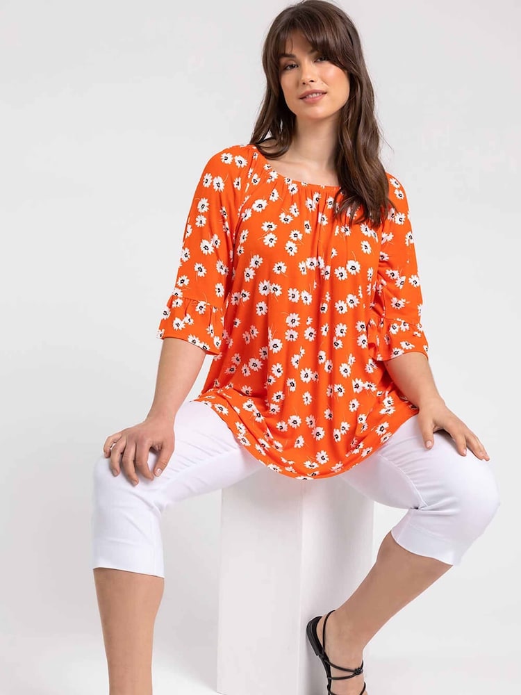Roman Cropped Stretch Trousers - Imagen 4 de 4 Roman Cropped Stretch Trousers - Imagen 4 de 4