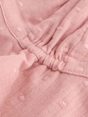 Neutral/Blush Dobby 100% Cotton Baby Hats 2 Pack (0mths-2yrs) - Image 9 of 9