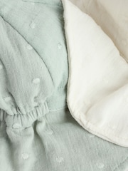 Mint Green/Ecru 100% Cotton Baby Hats 2 Pack (0mths-2yrs) - Image 5 of 6