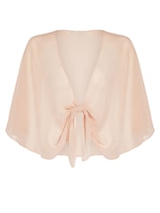 Adrianna Papell Pink Chiffon Cover-up - Image 6 of 6
