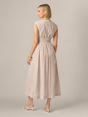 Adrianna Papell Natural Twist Front Midi Dress - Image 2 of 6