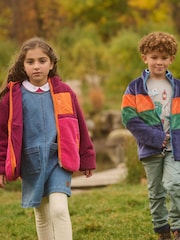 Hatley Raspberry Radiance Faux Sherpa Hooded Jacket - Bild 1 von 4