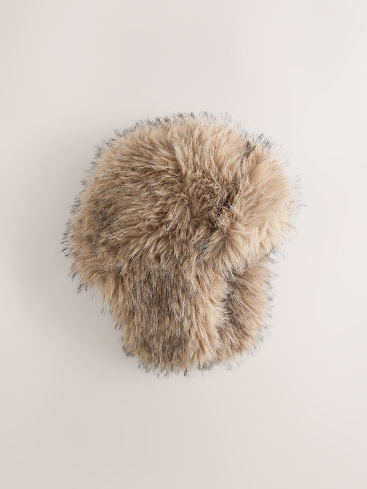 Natural Fur Trapper Hat - Image 1 of 3