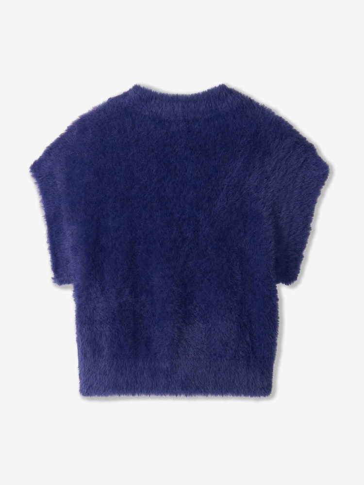 Hatley Blue Flower Everywhere Jumper Vest - Image 2 of 3 Hatley Blue Flower Everywhere Jumper Vest - Image 2 of 3