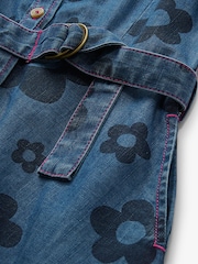 Hatley Blue Big Flowers Swing Jean Dress - Image 6 of 6