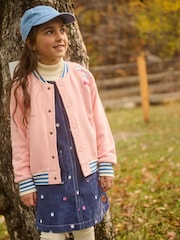 Hatley Pink Blossom Varsity Bomber Jacket - Image 1 of 4