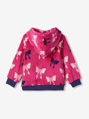 Hatley Pink Big Bows Fleece Zip-Up Hoodie - Image 2 of 3