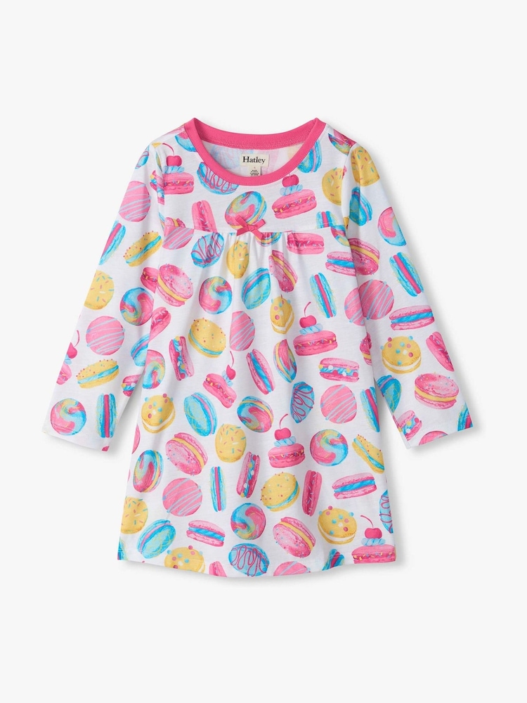Hatley White Macarons Nightdress - Image 1 of 2 Hatley White Macarons Nightdress - Image 1 of 2
