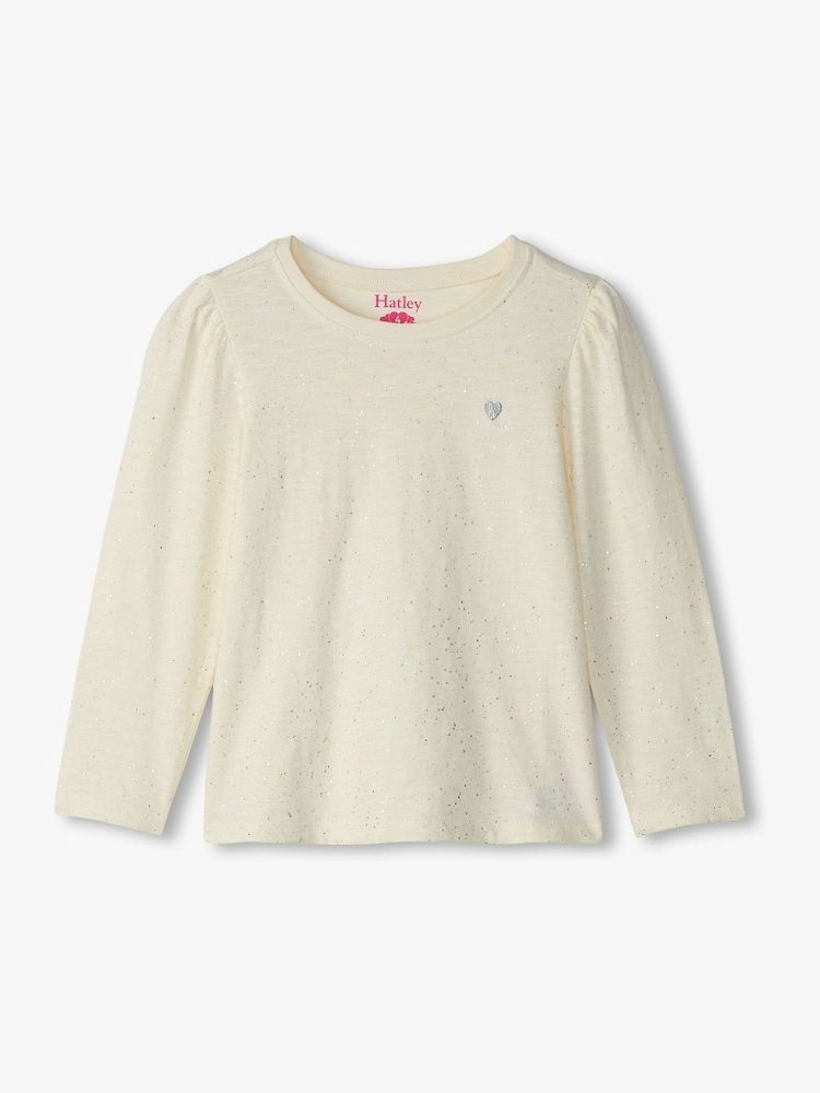 Hatley Natural Silver Hot Melt Puff Tee Shirt - Image 1 of 2