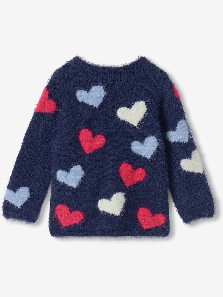 Hatley Jumbo Hearts Everywhere Džemper - Slika 2 od 2